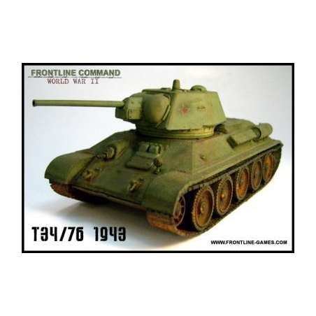 Russian T34/76 1943 Medium Tank 28mm-1/50th COMBAT SCALE!