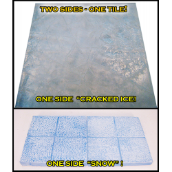 STONES TRANSLUCENT Double-sided Cracked Ice/Snow Tiles!