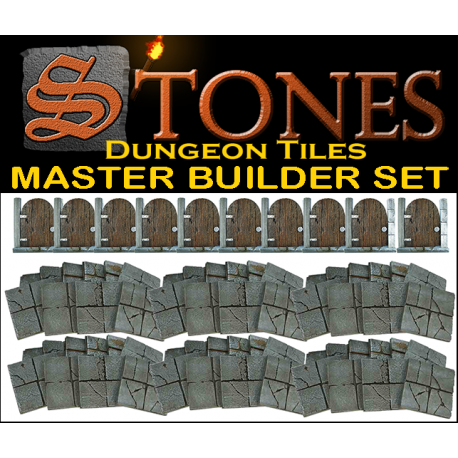 Stones Dungeon Tiles Master Builder set