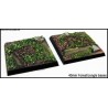 40mm Square Scenic Bases - Forest/Jungle Floor - 2