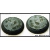 40mm Round Scenic Bases - Metal Grate - 2