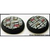 40mm Round Scenic Bases - Bricked/Stone - 2