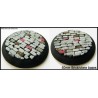 50mm Round Scenic Bases - Bricked/Stone - 2