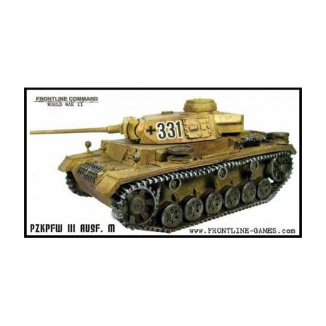 German PzKpfw IIIM Tank WWII 28mm-1/50th COMBAT SCALE!