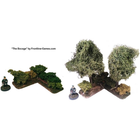 THE BOCAGE - Hedgerow Corner sections set 1