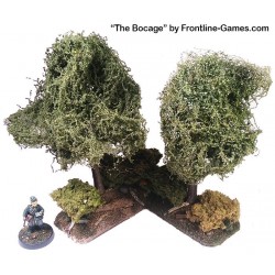 THE BOCAGE - Hedgerow Corner sections set 1