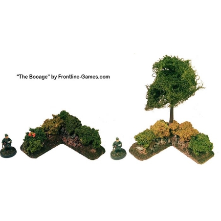 THE BOCAGE - Hedgerow Corner sections set 1