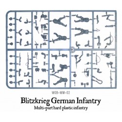 WARLORD GAMES WWII Blitzkrieg German Infantry Sprue