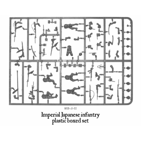 WARLORD GAMES WWII Imperial Japanese Infantry Sprue