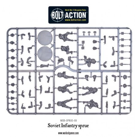 WARLORD GAMES Soviet Infantry sprue