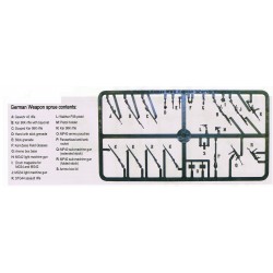 WARLORD GAMES German Weapons Sprue