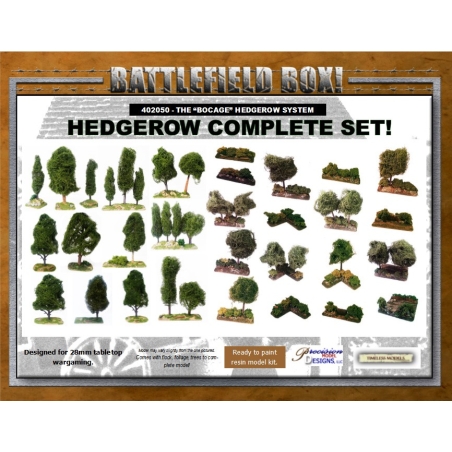 BATTLEFIELD BOX! - COMPLETE HEDGEROW SET!