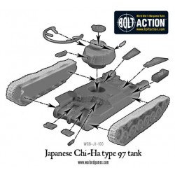 WARLORD GAMES WWII Japan Type 97 Chi-Ha Resin tank