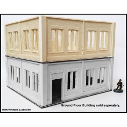 City Building B - Additional Floor "Bricked/Stone Double wide windows"