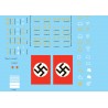 28mm WWII German Armor units insignia decals for German vehicles