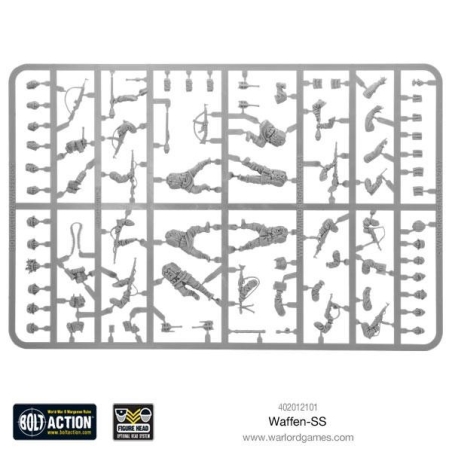 German Waffen SS Sprue 28mm WWII WARLORD GAMES