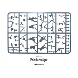 German Fallschirmjager Sprue 28mm WWII WARLORD GAMES