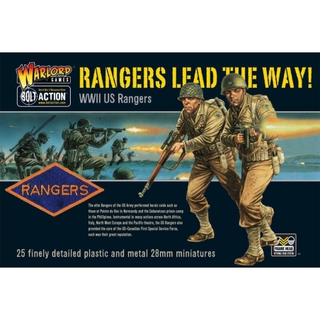 U.S. American Rangers Lead The Way boxed set 28mm WWII WARLORD GAMES