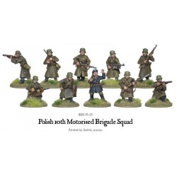 Polish 10th Motorised Brigade Squad box set 28mm WWII WARLORD GAMES