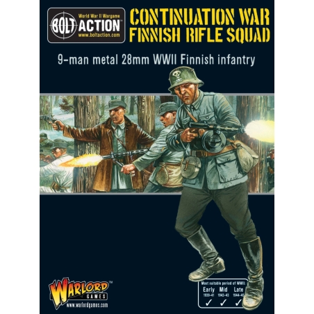 Finnish Rifle Squad box set 28mm WWII WARLORD GAMES