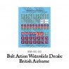 28mm WWII British Airborne decals sheet WARLORD