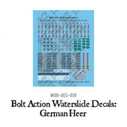 28mm WWII German Heer decals sheet WARLORD