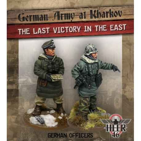 German Kharkov Series Officers (HQ) 28mm WWII HEER46