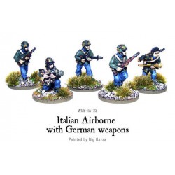 Italian Airborne with German weapons (Paratroopers) 28mm WWII WARLORD GAMES