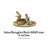 Italian Army Army Breda MMG 28mm WWII WARLORD GAMES