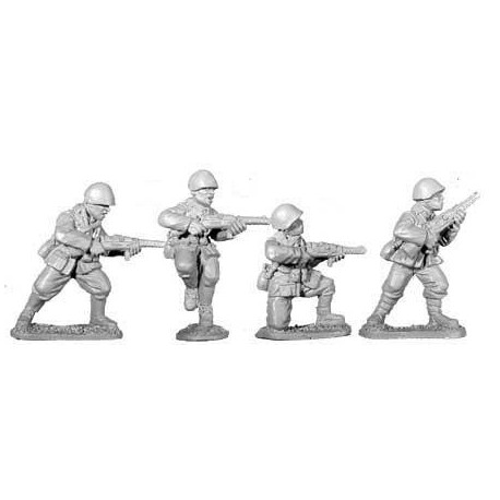 Italian Infantry W/Beretta 38A (SMGs) 28mm WWII BLACK TREE DESIGN