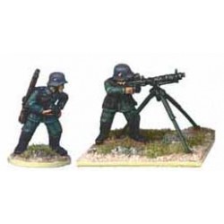 German MG34 on standing Tripod 28mm WWII WARGAMES FOUNDRY