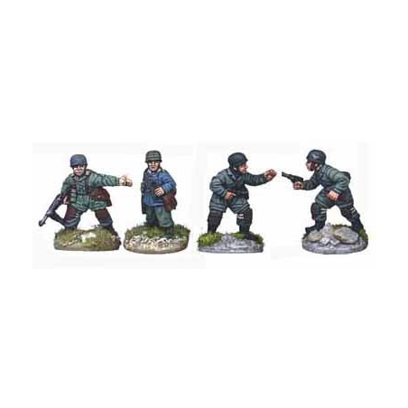 German Fallschirmjager Officers & NCOs (Paratroopers) 28mm WWII WARGAMES FOUNDRY