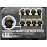 German Gas masked head 28mm WWII WEST WIND