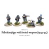 German Fallschirmjager with looted weapons 28mm WWII WARLORD GAMES