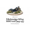 German Fallschirmjager MG42 MMG team 28mm WWII WARLORD GAMES