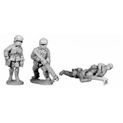 German Afrika Korps MG42 Teams 28mm WWII BLACK TREE