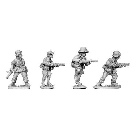 German Afrika Korps w/SMGs 28mm WWII BLACK TREE