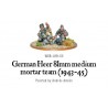 German Heer Heer 81mm medium mortar team (1943-45) 28mm WWII WARLORD GAMES