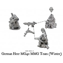 German Heer MMG team (Winter) 28mm WWII WARLORD GAMES