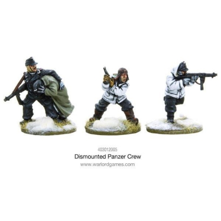 German Dismounted Panzer Crew Winter 28mm WWII WARLORD GAMES