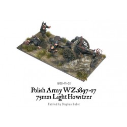 Polish Army 75mm light artillery 28mm WWII WARLORD GAMES