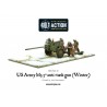 U.S. American Army 3-inch anti-tank gun M5 (Winter) 28mm WWII WARLORD GAMES