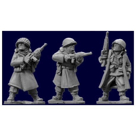 U.S. American Infantry in Greatcoats with Carbines A 28mm WWII ARTIZAN DESIGN