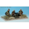 Italian Breda 37 machine gun and four crew 28mm WWII PERRY MINIATURES