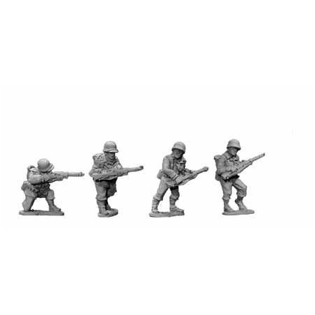 U.S. American Infantry w/Rifles V 28mm WWII BLACK TREE DESIGN