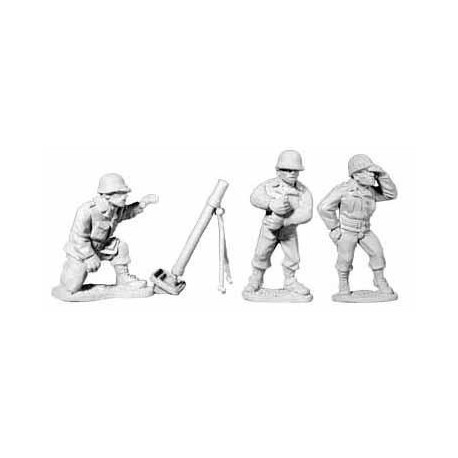 U.S. American Infantry Mortar Teams 28mm WWII BLACK TREE DESIGN