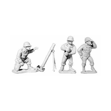 U.S. American Infantry Mortar Teams 28mm WWII BLACK TREE DESIGN