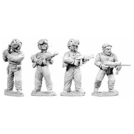 U.S. American Dismounted Tank Crews 28mm WWII BLACK TREE DESIGN