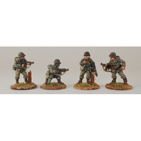 U.S. American Infantry Thompsons SMGs IA 28mm WWII BLACK TREE DESIGN