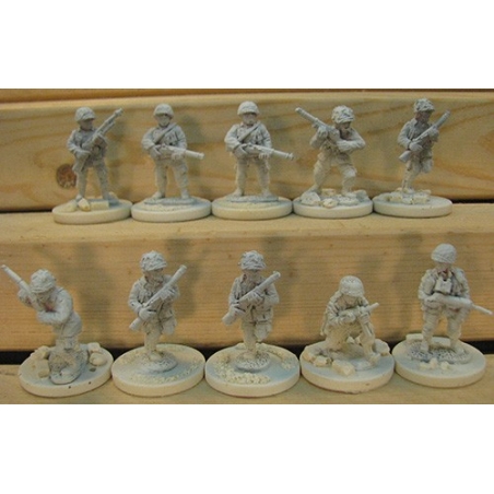 U.S. American Airborne Para Squad 2 28mm WWII BLACK TREE DESIGN